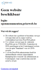 Mobile Screenshot of login-openmonumenten.priorweb.be
