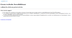 Desktop Screenshot of callant.be.dobson.priorweb.be