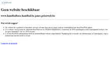 Tablet Screenshot of handbalbase.handbal.be.jones.priorweb.be